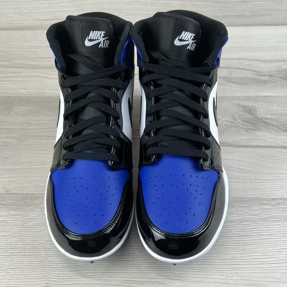 Jordan 1 Mid TD Game Royal Football Cleats FJ6805-401 Blue Mens Size 10